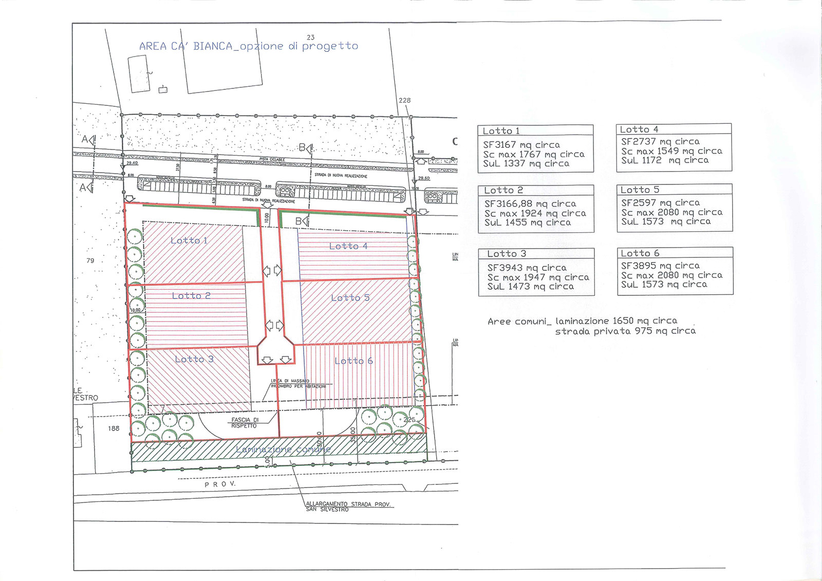 San Silvestro progetto